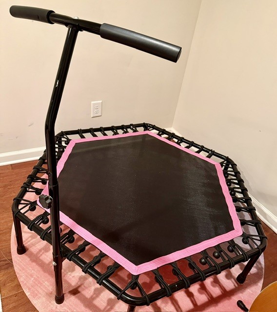 rebounder for knees, back and hips